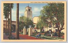 Postcard South Patio, Union Depot, Los Angeles, California picture