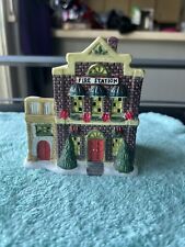 Trim A Home Christmas Village 1994 Light-Up Fire Station 8 ¼” Tall picture