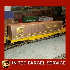 UPS United Parcel Service Model Shipping Containers 40ft x4 Scale HO 1:87 picture