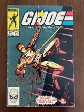 1984 G.I. JOE : A REAL AMERICAN HERO #21 STORM SHADOW 1ST APPEARANCE picture