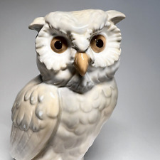 Lladro Short Eared Owl Figurine 1979 Retired NAO Porcelain Handmade in Spain picture