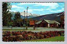Jasper-Alberta, Jasper Park Information Office, Vintage Postcard picture