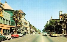 Riverside CA California Main Street Downtown 1950s Spanish Missions Postcard E33 picture