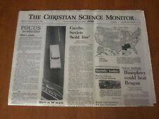1968 JULY 30 THE CHRISTIAN SCIENCE MONITOR - HUMPHREY COULD BEAT REAGAN- NP 4668 picture