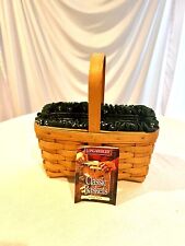 Longaberger Basket 9x5x4 with Cloth liner and Plastic Protector picture
