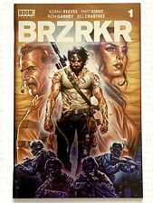 BRZRKR #1 (2021) Mark Brooks Foil Variant- Keanu Reeves -1st Appearance (NM/9.4) picture