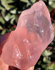 169.4g TOP Natural Gemstone Rose Quartz Ice Transparent Collectables ie2061 picture