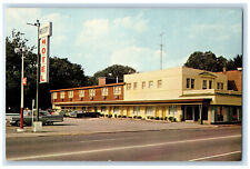 c1950's Acker's Mid City Motel & Restaurant Wheeling West Virginia WV Postcard picture