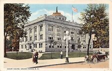 Grand Forks County Court House ND North Dakota Downtown c1918 Vtg Postcard V6 picture