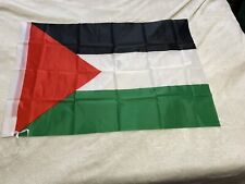 SET OF TEN 10New 3x5 ft PALESTINE PALESTINIAN FLAGS DOUBLE SIDED Pole Mount Ties picture