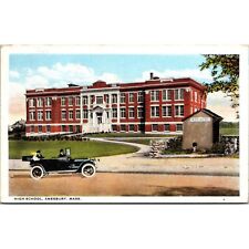 Vintage 1910 Amesbury High School Postcard Unused Salisbury MA U.S. picture