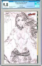 Zenescope GRIMM FAIRY TALES 2021 #52 EBAS NYCC Wraparound SKETCH Variant CGC 9.8 picture