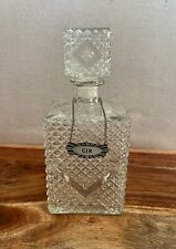 Vintage 1960’s Mid Century I.W. Harper Gin Decanter With Stopper And Tag picture