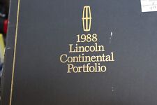 1988 Lincoln Continental Portfolio picture