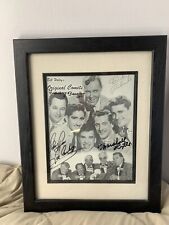 The Original Comets Signed Photograh in frame picture