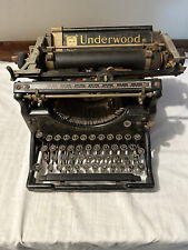 VTG Antique Underwood No. 5 Standard Typewriter 1920's Black Parts/Repair Only picture