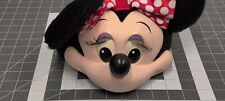 Vintage Disney Parks Minnie Mouse 3D Molded Face Snapback Hat 4287 picture