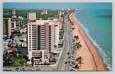Postcard Fort Lauderdale Beach Looking North Along Florida picture