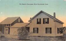 WEST WOODSTOCK, CT ~ BAPTIST PARSONAGE ~ J. V. HARTMAN & CO. PUB. ~ c. 1910s picture
