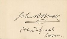 Connecticut Representative JOHN R. BUCK Autograph picture