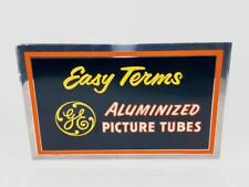 Vintage GE Aluminized Picture Tubes In Store Display Sign 11