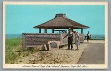 Historic View At Cape Cod National Seashore, Massachusetts Vintage Postcard picture