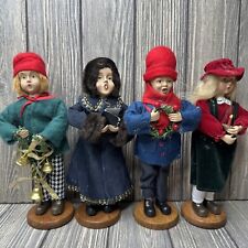 Vintage Old World Christmas Carolers Lot Of 4 Unbranded Various Carolers picture