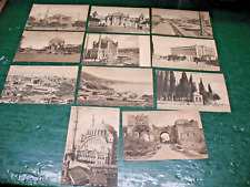 CONSTANTINOPLE  POSTCARDS LOT (11) SEPIA  RPPC  CARTE POSTAL  UNPOSTED picture