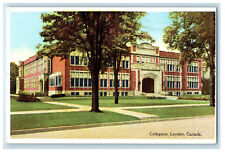 c1920s Collegiate Building, London Ontario Canada CA Unposted Postcard picture