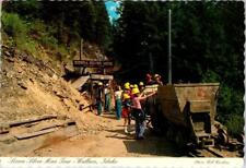 Wallace, ID Idaho  SIERRA SILVER MINE Ore Car Tour ROADSIDE 4X6 Vintage Postcard picture