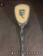 Antique Hollywood Legacy Antique Brush With Soft Bristles And Metal Decor  picture