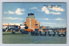 Indianapolis IN-Indiana, Weir Cook Municipal Airport, Antique, Vintage Postcard picture