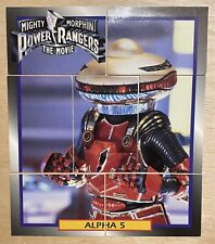 Mighty Morphin Power Rangers 1995 Saban Movie Puzzle Cards - Alpha 5 - 7 Cards picture