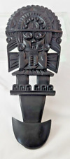 Stone Inca Ceremonial Knife Tumi Peruvian Priest Carved Aztec Plaque Chip 12