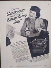 1937 vintage Underwood Champion typewriter, world's largest manufacturer picture