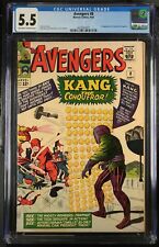 Avengers #8 CGC FN- 5.5 1st Appearance Kang The Conqueror Jack Kirby Cover picture