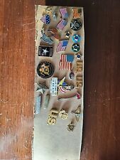 Patriotic America 28 Pin Lot (Military, Flags, Firefighter, Boy Scout, Eagle) picture
