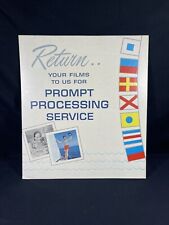 Vtg 1970s Camera Film Processing Store Display Standee Sign Nautical Theme Kodak picture