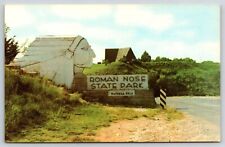 Postcard Roman Nose State Park Watonga OK Oklahoma Cheif Henry Roman Nose picture
