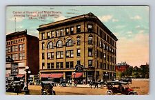 Akron OH-Ohio, Savings & Loan Bldg. Bank, Main Street, Vintage c1917 Postcard picture
