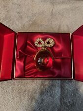 Perfum bottle vtg Elizebeth Taylor crystal bottle diamond &rubies signed #179 picture