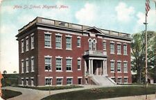 Main Street School Maynard Massachusetts MA 1907 Postcard picture