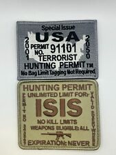 USA ISIS HUNTING PERMIT 2 PIECE 9.99(HOOK) picture