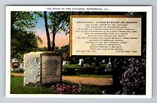 Petersburg IL-Illinois, The Grave Of Ann Rutledge, Antique, Vintage Postcard picture