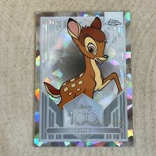 2023 Topps Chrome Disney 100 Year Diamond Refractor #94 Bambi /100 picture