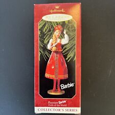 Vintage Hallmark Keepsake 1999 Russian Barbie Dolls Around The World Ornament picture