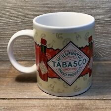 Tobasco Brand Products McILHENNY Co. Ceramic Glass Coffee Mug Cup Made In U.S.A. picture