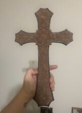 Vintage Resin Cross Wall Hanging From New Orleans picture