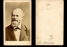 Charles Gounod Vintage Albumen Print CDV. 6.5x9.5 Albuminated Print   picture