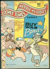 Looney Tunes and Merrie Melodies 20 GD Golden Age Dell Comics  War Bonds Cover picture